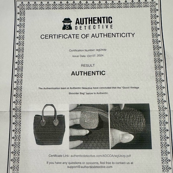 GUCCI VINTAGE Suede Handbag w/COA and Dustbag! - Picture 2 of 15